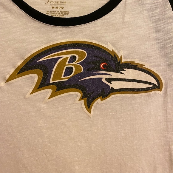NFL Baltimore Ravens Junior’s Collection size M 7/9 NWOT - Picture 5 of 5